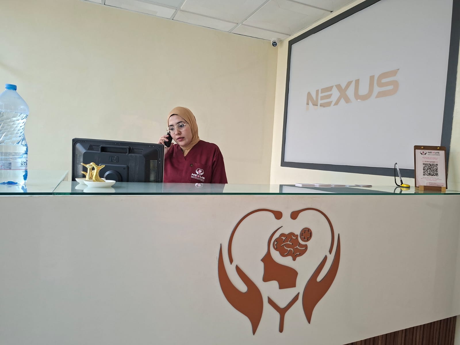 Accueil du NEXUS CENTER à Agadir